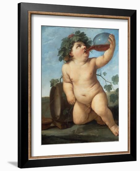 Bacchus As a Boy-Guido Reni-Framed Giclee Print