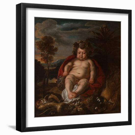 Bacchus as a Child-Jacob Jordaens-Framed Giclee Print