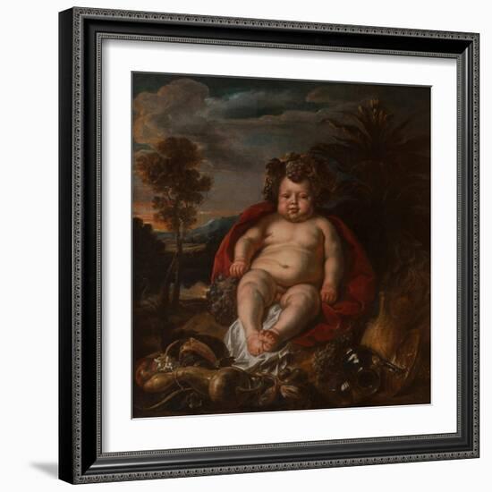 Bacchus as a Child-Jacob Jordaens-Framed Giclee Print