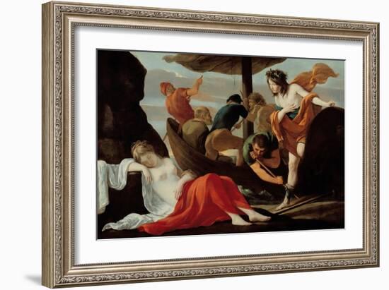 Bacchus Discovering Ariadne on Naxos-Louis Le Nain-Framed Giclee Print