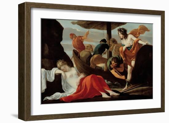 Bacchus Discovering Ariadne on Naxos-Louis Le Nain-Framed Giclee Print