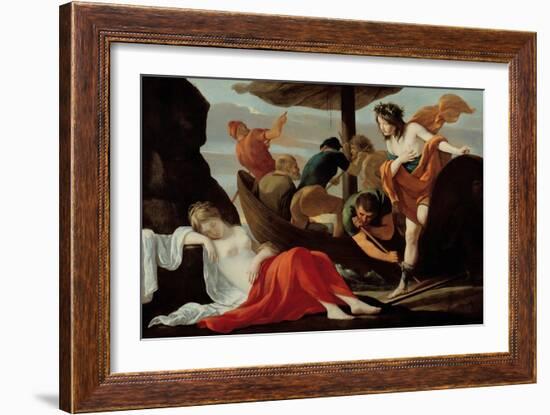 Bacchus Discovering Ariadne on Naxos-Louis Le Nain-Framed Giclee Print