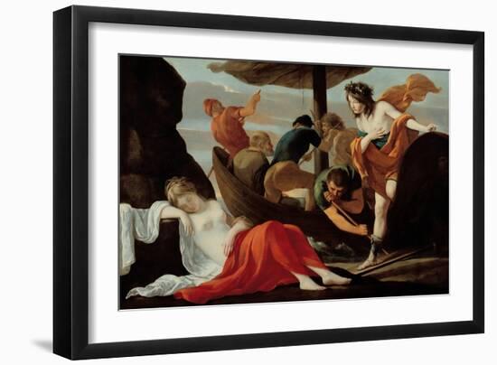Bacchus Discovering Ariadne on Naxos-Louis Le Nain-Framed Giclee Print