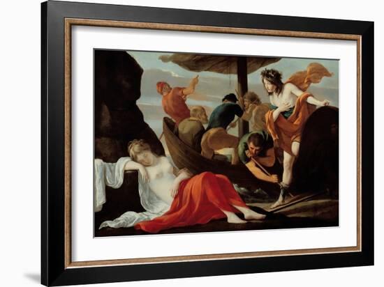 Bacchus Discovering Ariadne on Naxos-Louis Le Nain-Framed Giclee Print