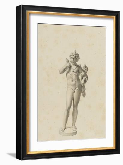 Bacchus jeune-Jean-Baptiste Joseph Wicar-Framed Giclee Print