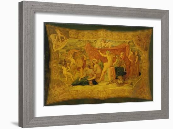 Bacchus Unter Den Musen, 1868-Buonaventura Genelli-Framed Giclee Print