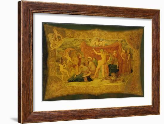 Bacchus Unter Den Musen, 1868-Buonaventura Genelli-Framed Giclee Print