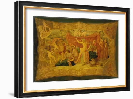 Bacchus Unter Den Musen, 1868-Buonaventura Genelli-Framed Giclee Print