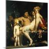 Bacchus with Two Nymphs and Amor-Camille Pissarro-Mounted Giclee Print