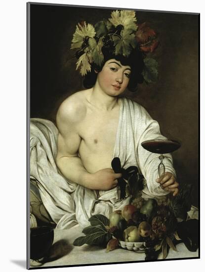 Bacchus-Caravaggio-Mounted Giclee Print