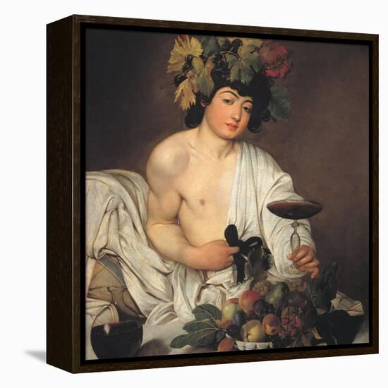 Bacchus-Caravaggio-Framed Premier Image Canvas