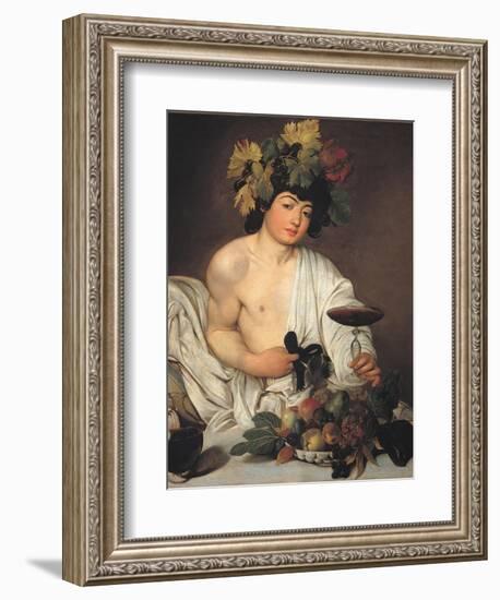 Bacchus-Caravaggio-Framed Art Print