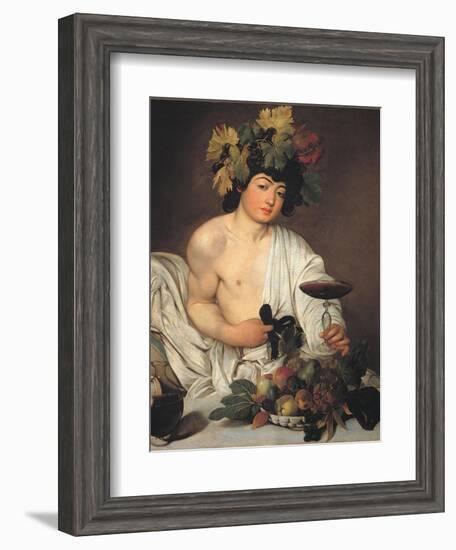 Bacchus-Caravaggio-Framed Art Print