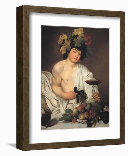 Bacchus-Caravaggio-Framed Art Print