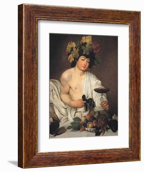 Bacchus-Caravaggio-Framed Art Print