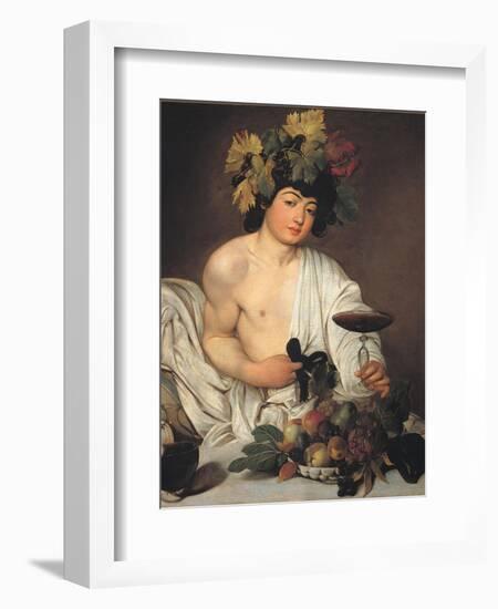 Bacchus-Caravaggio-Framed Art Print