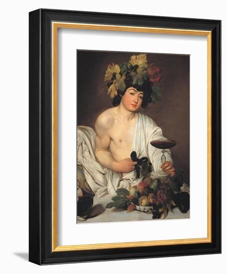 Bacchus-Caravaggio-Framed Art Print