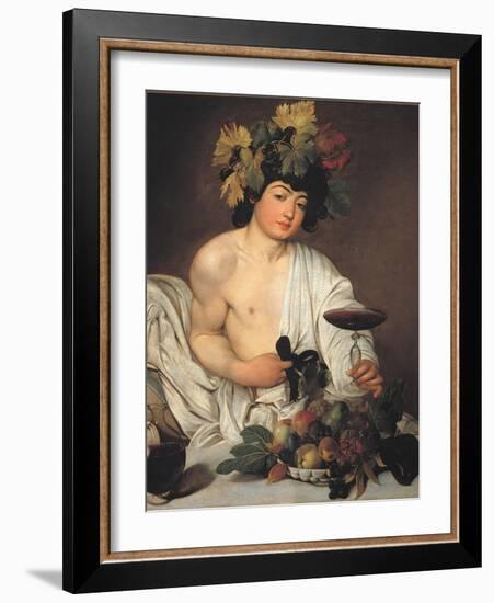 Bacchus-Caravaggio-Framed Art Print