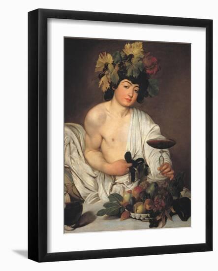 Bacchus-Caravaggio-Framed Art Print