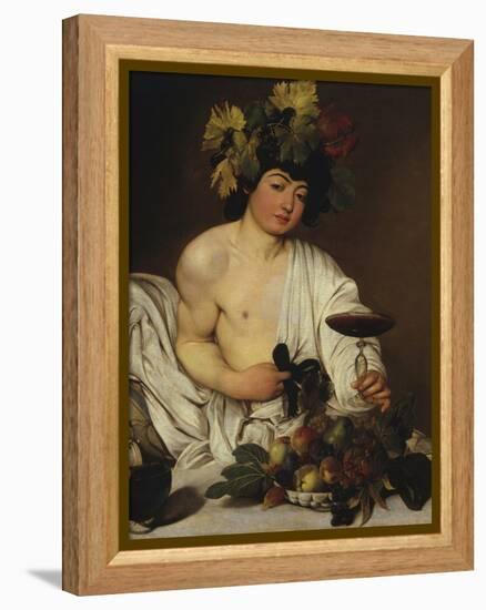 Bacchus-Caravaggio-Framed Premier Image Canvas