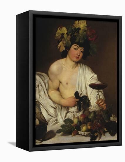 Bacchus-Caravaggio-Framed Premier Image Canvas