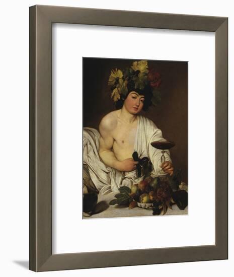 Bacchus-Caravaggio-Framed Giclee Print