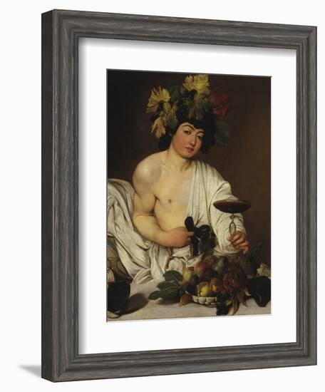 Bacchus-Caravaggio-Framed Giclee Print