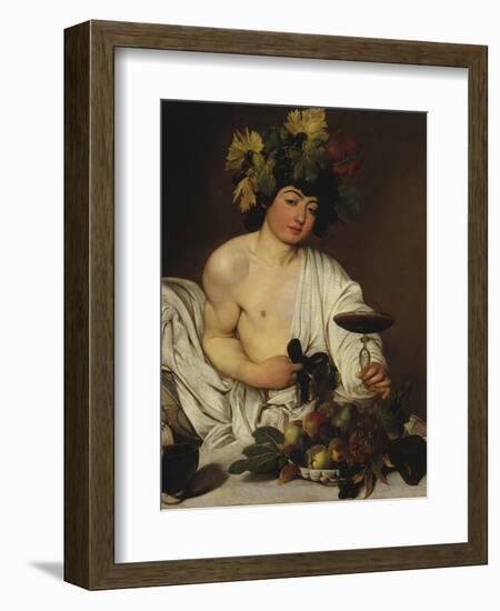 Bacchus-Caravaggio-Framed Giclee Print