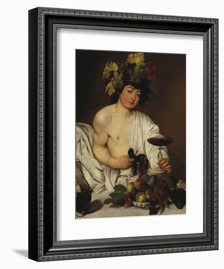 Bacchus-Caravaggio-Framed Giclee Print