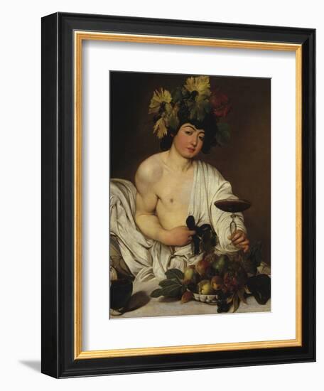 Bacchus-Caravaggio-Framed Giclee Print