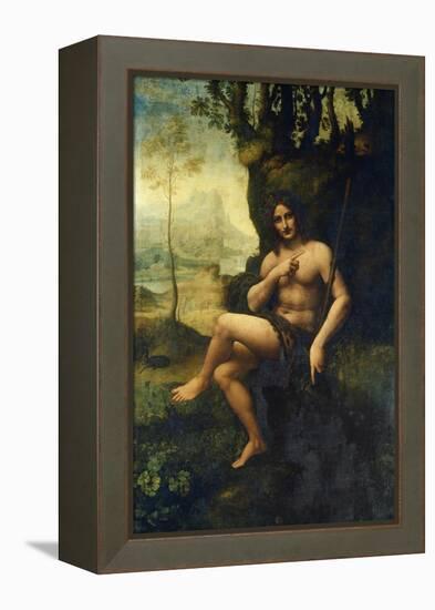 Bacchus-Leonardo da Vinci-Framed Premier Image Canvas