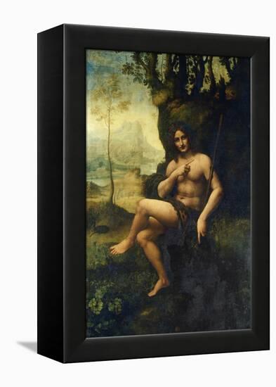 Bacchus-Leonardo da Vinci-Framed Premier Image Canvas