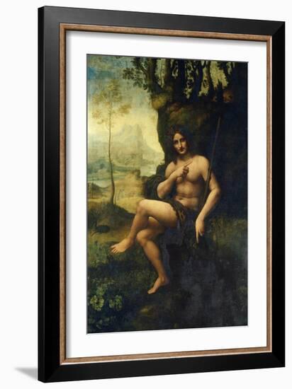 Bacchus-Leonardo da Vinci-Framed Giclee Print