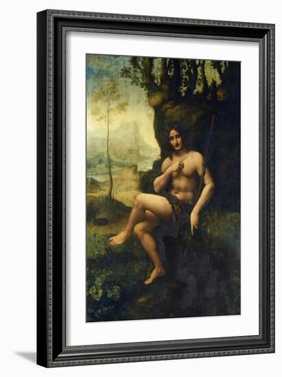 Bacchus-Leonardo da Vinci-Framed Giclee Print