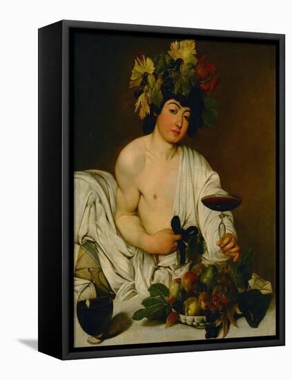 Bacchus-Caravaggio-Framed Premier Image Canvas