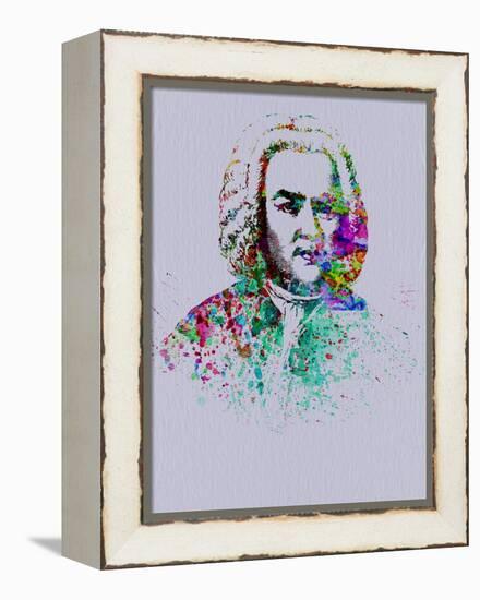 Bach Watercolor-Anna Malkin-Framed Stretched Canvas