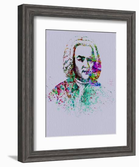 Bach Watercolor-Anna Malkin-Framed Art Print