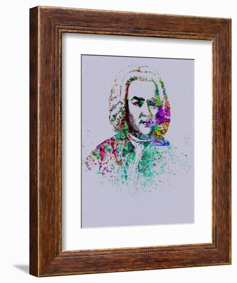 Bach Watercolor-Anna Malkin-Framed Art Print