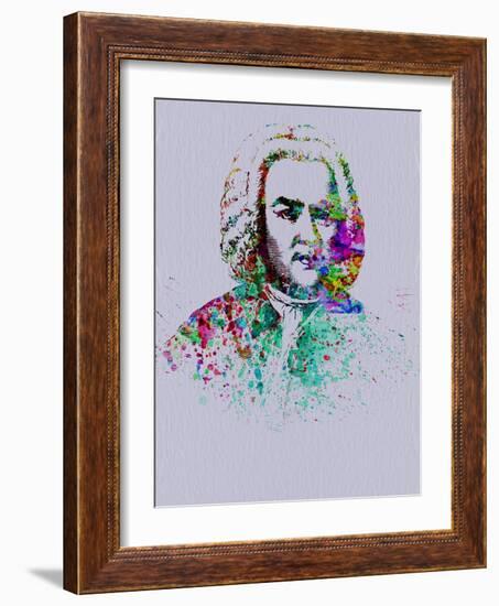 Bach Watercolor-Anna Malkin-Framed Art Print