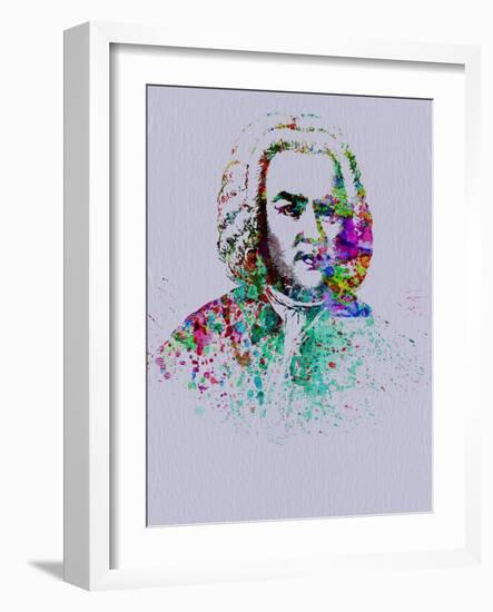 Bach Watercolor-Anna Malkin-Framed Art Print