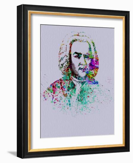 Bach Watercolor-Anna Malkin-Framed Art Print