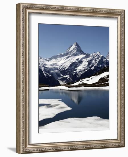 Bachalpsee at Grindelwald-First and Bernese Alps, Bernese Oberland, Swiss Alps, Switzerland, Europe-Hans Peter Merten-Framed Photographic Print