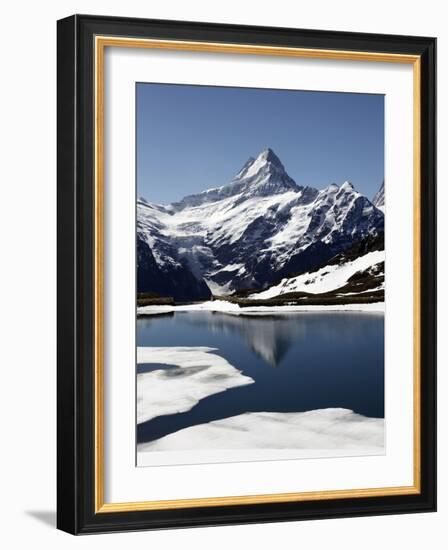 Bachalpsee at Grindelwald-First and Bernese Alps, Bernese Oberland, Swiss Alps, Switzerland, Europe-Hans Peter Merten-Framed Photographic Print