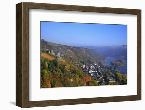 Bacharach and Castle Stahleck at River Rhine-Uwe Steffens-Framed Photographic Print