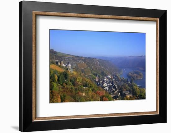 Bacharach and Castle Stahleck at River Rhine-Uwe Steffens-Framed Photographic Print