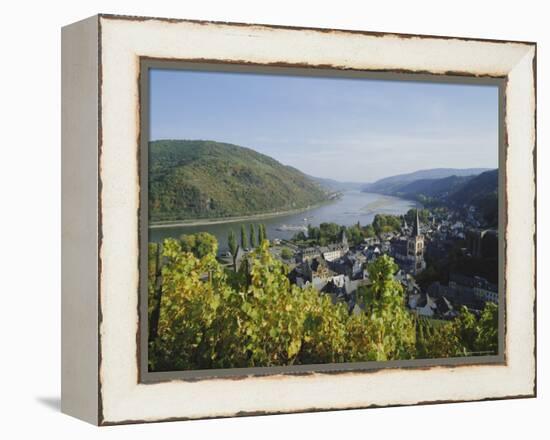 Bacharach, Rhine Valley, Germany, Europe-Hans Peter Merten-Framed Premier Image Canvas