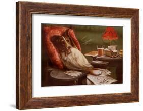 Bachelor's Dog-Cassius Marcellus Coolidge-Framed Art Print
