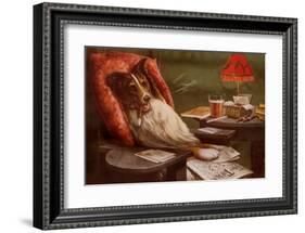 Bachelor's Dog-Cassius Marcellus Coolidge-Framed Art Print