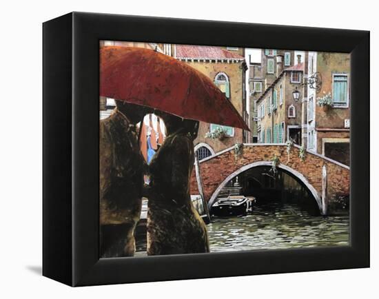 Baci Tra Le Calli-Guido Borelli-Framed Premier Image Canvas