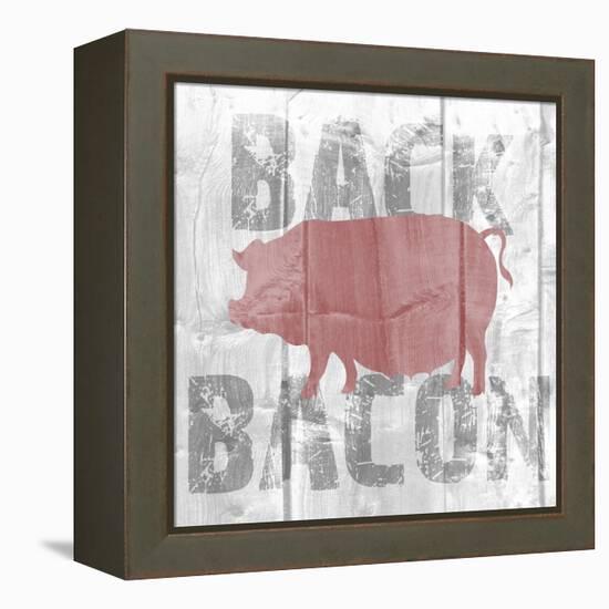 Back Bacon-Alicia Soave-Framed Stretched Canvas